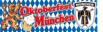 PVC-Aufkleber - Oktoberfest München - Gr. ca. 20cm x 7cm - 301512