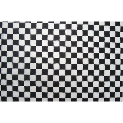 10 x Rennkaro Fahne Flagge Karting F1 schwarz weiß 60 x 40 cm Restposten - 052