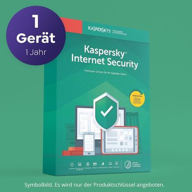 Kaspersky Internet Security 2023 / 2024 für 1 Gerät 1 JAHR Vollversion EMAIL