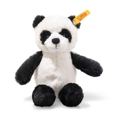 STEIFF 075810 Ming Panda 16cm weiß schwarz Soft Cuddly Friends