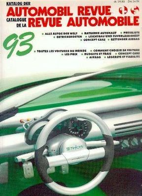 Katalog der Automobil Revue 1993