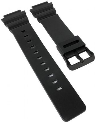 Casio Ersatzband | Uhrenarmband Resin schwarz für Collection MRW-210H