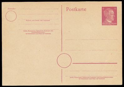 Deutsches REICH Nr P314Ia Ungebraucht Postkarte X8CC6EA