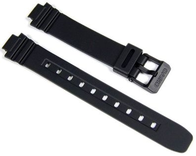 Casio Uhrenarmband Resin schwarz 10mm für alle LA-20WH Modelle