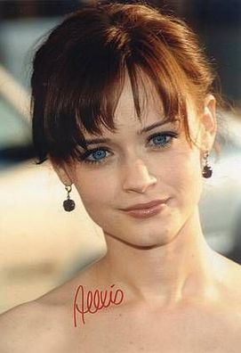 Original Autogramm ALEXIS BLEDEL auf Großfoto