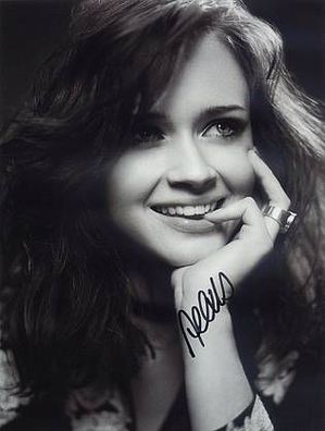 Original Autogramm ALEXIS BLEDEL auf Großfoto