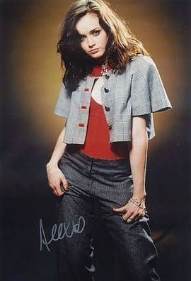 Original Autogramm ALEXIS BLEDEL auf Großfoto