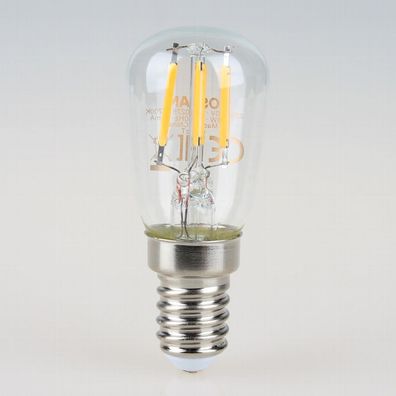 Osram LED Filament Leuchtmittel 2,8W (=25W) Birnen-Form klar E14 Sockel warmweiß