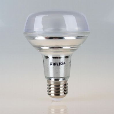 Philips LED-Reflektorlampe R80, 36° E27/240V/8W (100W) warmweiß