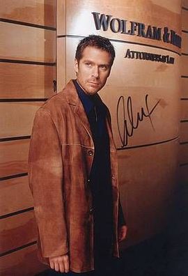 Original Autogramm ALEXIS Denisof auf Großfoto