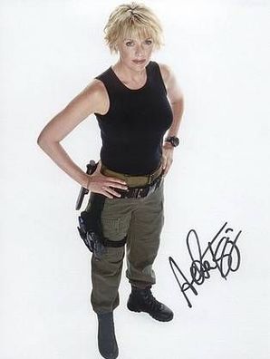 Original Autogramm AMANDA Tapping Stargate (Großfoto)