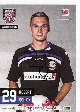 Robert Schick FSV Frankfurt 2012-13 Autogrammkarte + A41311
