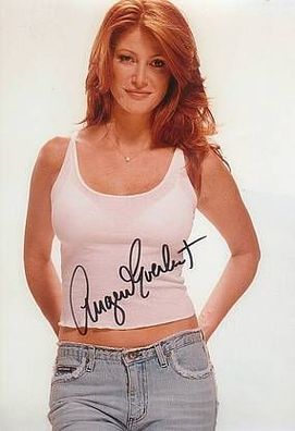 SEXY Original Autogramm ANGIE Everhart auf Großfoto