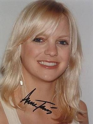 Original Autogramm ANNA FARIS auf Großfoto