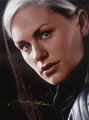 Original Autogramm Rogue ANNA PAQUIN X-Men (Großfoto)