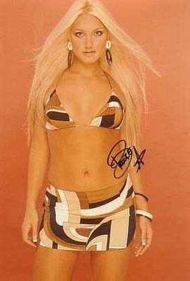 SEXY Original Autogramm BROOKE HOGAN auf Großfoto