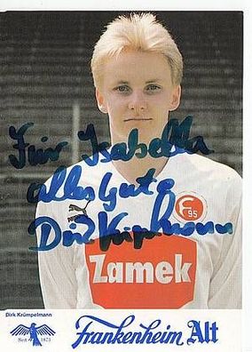 Dirk Krümpelmann Fortuna Düsseldorf AK 80er Jahre Original Signiert + A41521