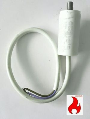 Atmos Ersatzteil Kondensator 3µF für Saugzuggebläse mit Kabel