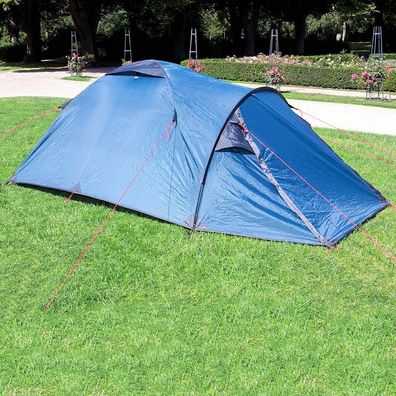Wanderlust Zelt 2 Personen Kuppelzelt Camping Outdoor Festival Igluzelt Blau