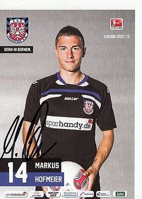 Markus Hofmeier FSV Frankfurt 2012-13 Autogrammkarte + A41326