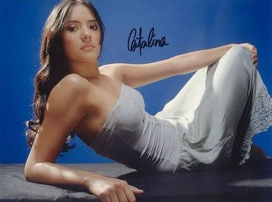 Original Autogramm Catalina Sandino MORENO auf Großfo
