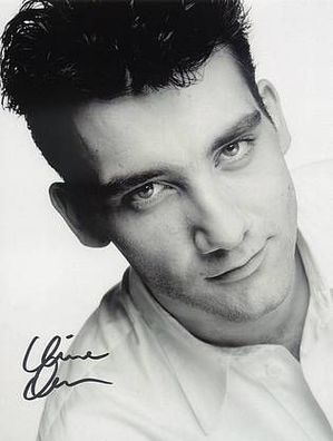 Original Autogramm CLIVE OWEN auf Großfoto