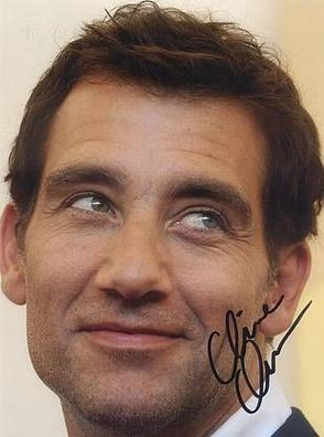 Original Autogramm CLIVE OWEN auf Großfoto