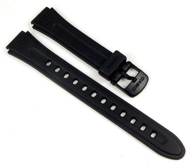 Casio Ersatzband Uhrenarmband Resin Band schwarz 15mm für LW-201 10177113