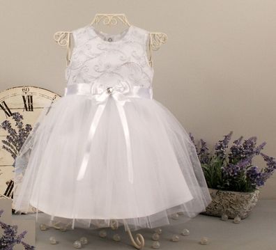 Nr.0KN1-1 Taufkleid Festkleid Taufgewand Kleid Taufe Hochzeit Babykleid neu 