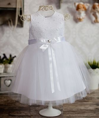 Nr.0KN2-1 Taufkleid Festkleid Taufgewand Kleid Taufe Hochzeit Babykleid neu 