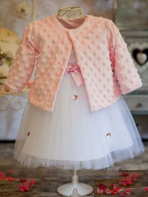 Nr.0KN1 Taufkleid Festkleid Taufgewand Kleid Taufe Hochzeit Babykleid 