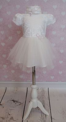 Nr.0a27 Taufkleid Festkleid Taufgewand Kleid Taufe Hochzeit Babykleid