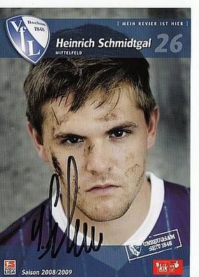 Heinrich Schmidtgal VFL Bochum 2008-09 Autogrammkarte + A41692