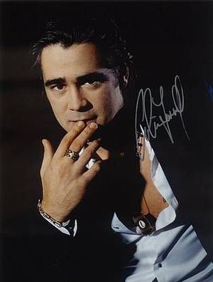 Original Autogramm COLIN Farrell auf Großfoto