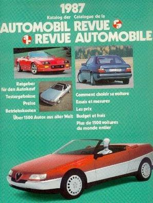 Katalog der Automobil Revue 1987