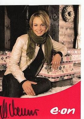 Magdalena Neuner Autogrammkarte Original Signiert Biathlon + A41826