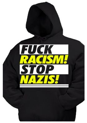 FCK NZS kapu Pullover Anti Nazi Oi GNWP Punk AFA Gegen Nazis fuck 1 HC Skin Skax