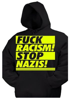 FCK NZS kapu Pullover Anti Nazi Oi GNWP Punk AFA Gegen Nazis fuck 1 HC Skin Skay