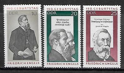 DDR postfrisch Michel-Nummer 1622-1624