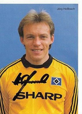 Jörg Hoßbach Hamburger SV 1989-90 Autogrammkarte + A41967
