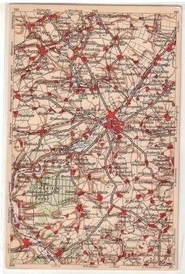 56432 Wona Landkarten Ak Zeitz und Umgebung um 1930