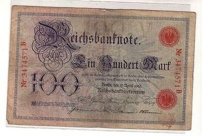 Banknote 100 Mark Deutsches Reich 17. April 1903