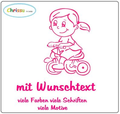 Kinderaufkleber Autoaufkleber Babyaufkleber Kinder Prinzessin Wunschtext 1/65