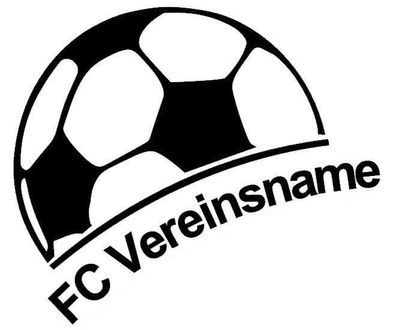 Fußball Verein Aufkleber Autoaufkleber Club Fussballclub Fussballverein (90/9)