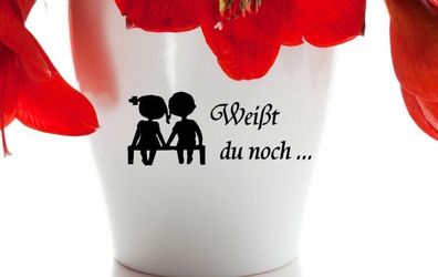 Blumentopf Aufkleber Blumen Vasen Karten Billet Aufkleber Liebe Danke 132/11/5