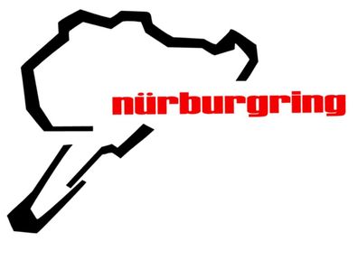 Nürburgring Aufkleber Autoaufkleber Sport Ring Auto 11x16cm viele Farben 85/2