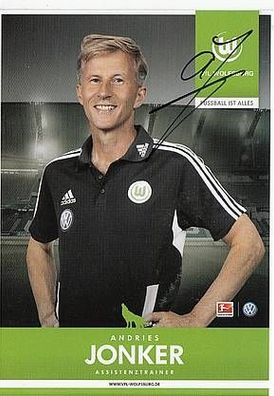 Andries Jonker VFL Wolfsburg 2012-13 Autogrammkarte + A42211