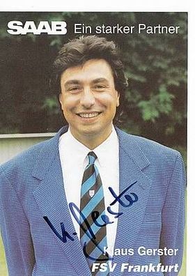 Klaus Gerster FSV Frankfurt 1994-95 Autogrammkarte + A42242