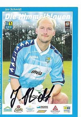 Jan Schmidt Chemnitzer FC 2000-01 Autogrammkarte + A42259