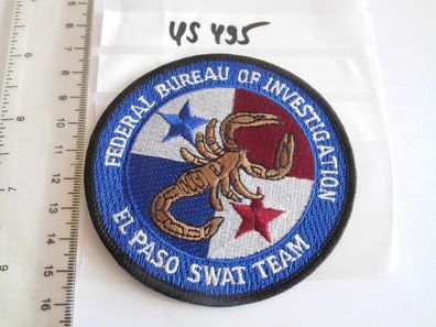 Polizei Abzeichen USA US FBI El Paso SWAT (us495)
